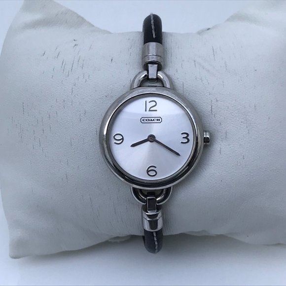 Coach New York Women Watch Black Leather Band CA.3 - Picture 9 of 9